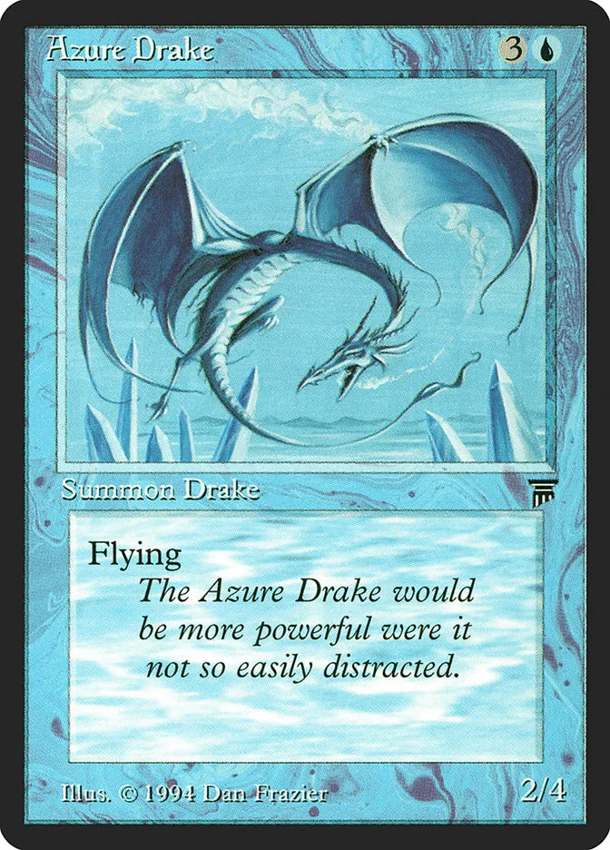 1994 Legends Azure Drake uncommon #46 unlisted card image