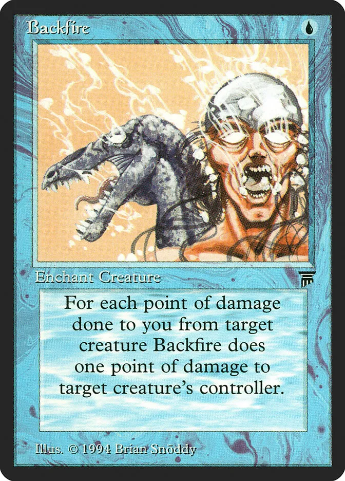 1994 Legends Backfire uncommon #47 unlisted card image