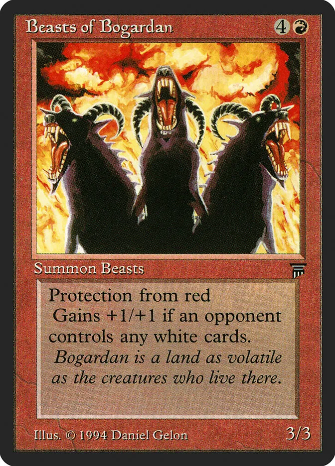 1994 Legends Beasts of Bogardan uncommon #133 unlisted card image