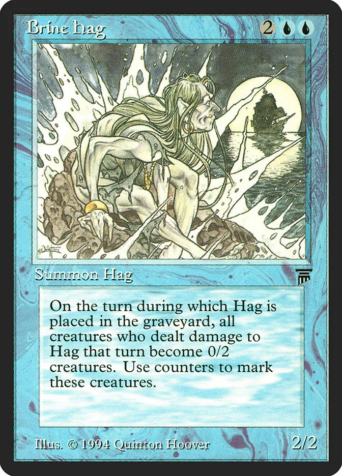 1994 Legends Brine Hag uncommon #49 unlisted card image