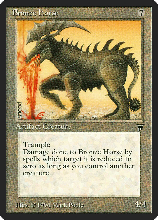 1994 Legends Bronze Horse rare #276 unlisted card image