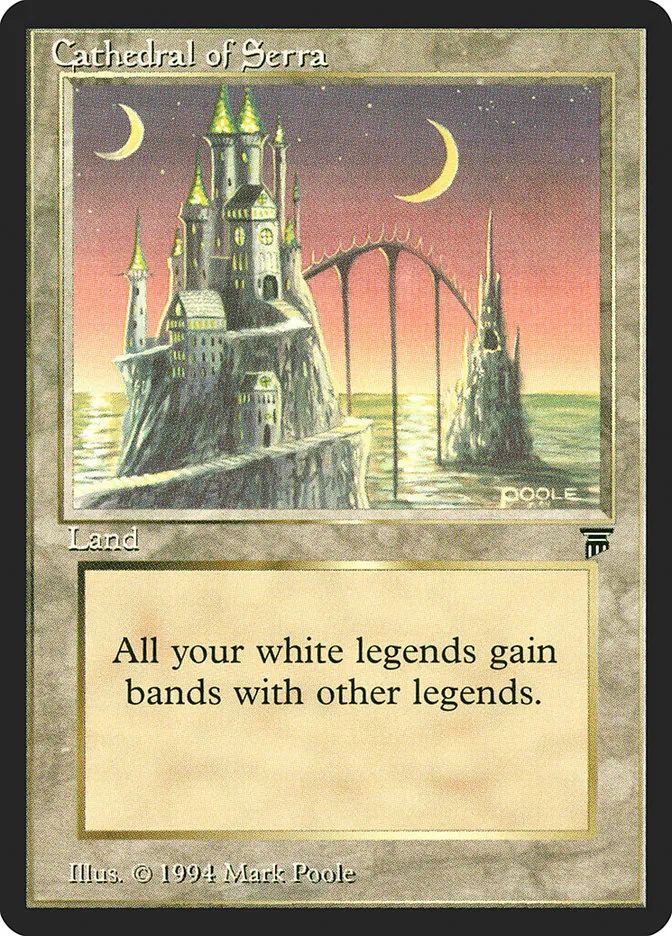 1994 Legends Cathedral of Serra uncommon #301 unlisted card image