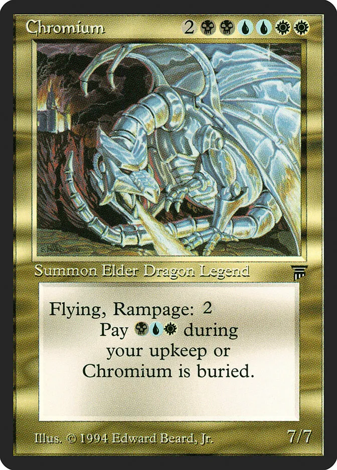 1994 Legends Chromium rare #224 unlisted card image
