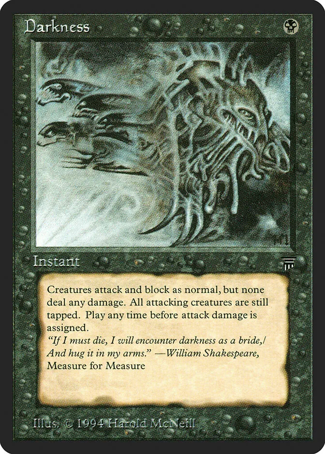 1994 Legends Darkness common #94 unlisted card image