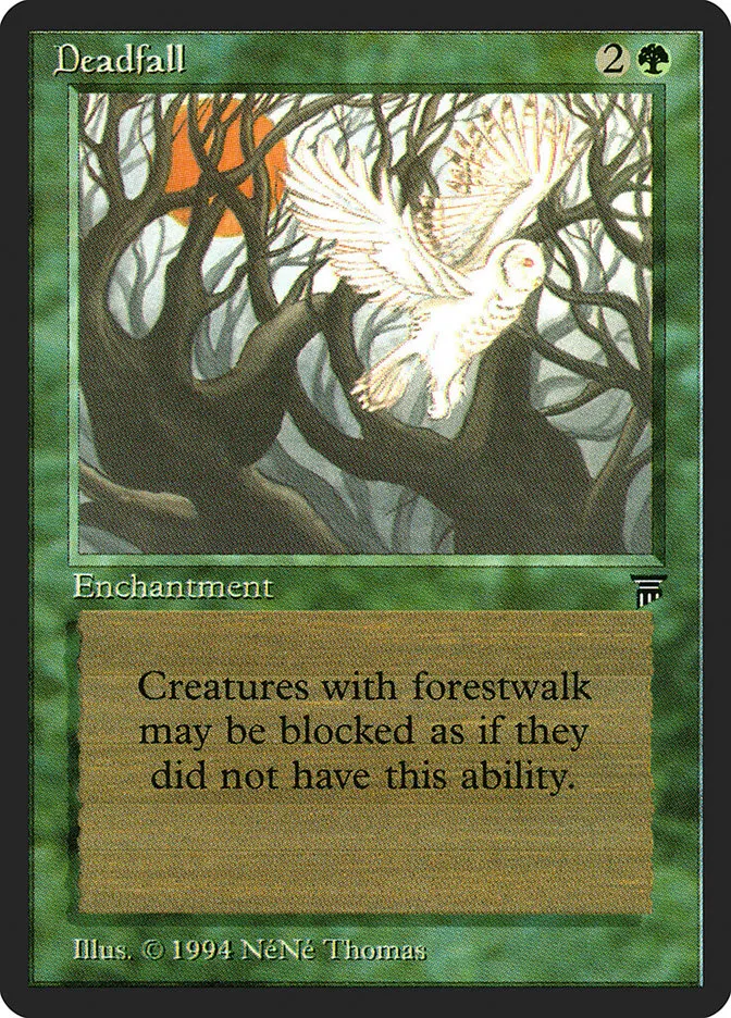 1994 Legends Deadfall uncommon #181 unlisted card image