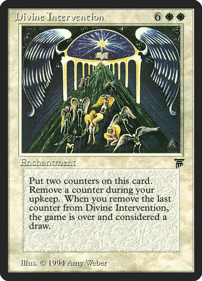 1994 Legends Divine Intervention rare #8 unlisted card image