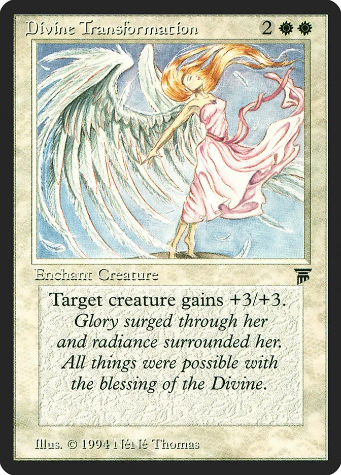 1994 Legends Divine Transformation rare #10 unlisted card image