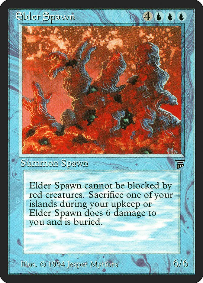 1994 Legends Elder Spawn rare #52 unlisted card image