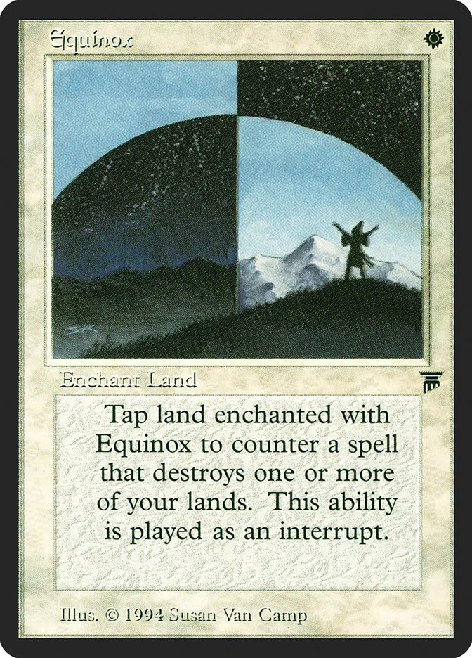 1994 Legends Equinox common #13 unlisted card image