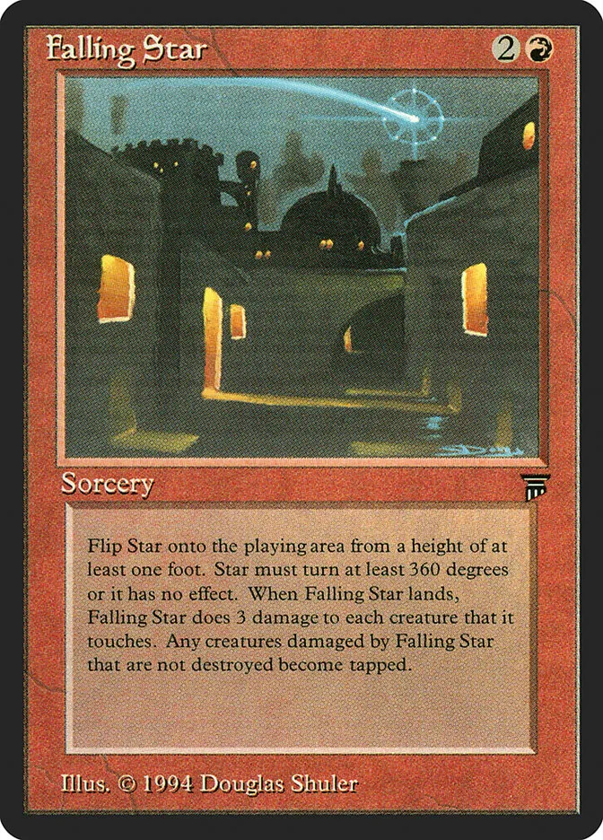 1994 Legends Falling Star rare #145 unlisted card image