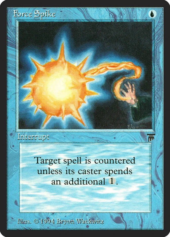 1994 Legends Force Spike common #58 unlisted card image