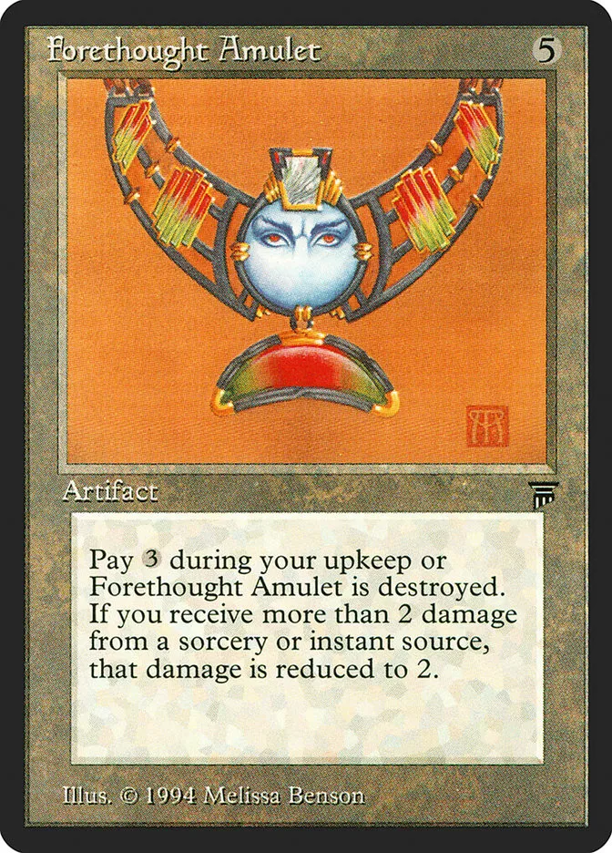 1994 Legends Forethought Amulet rare #277 unlisted card image