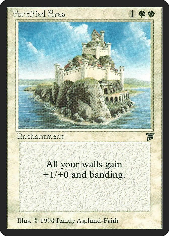 1994 Legends Fortified Area uncommon #14 unlisted card image
