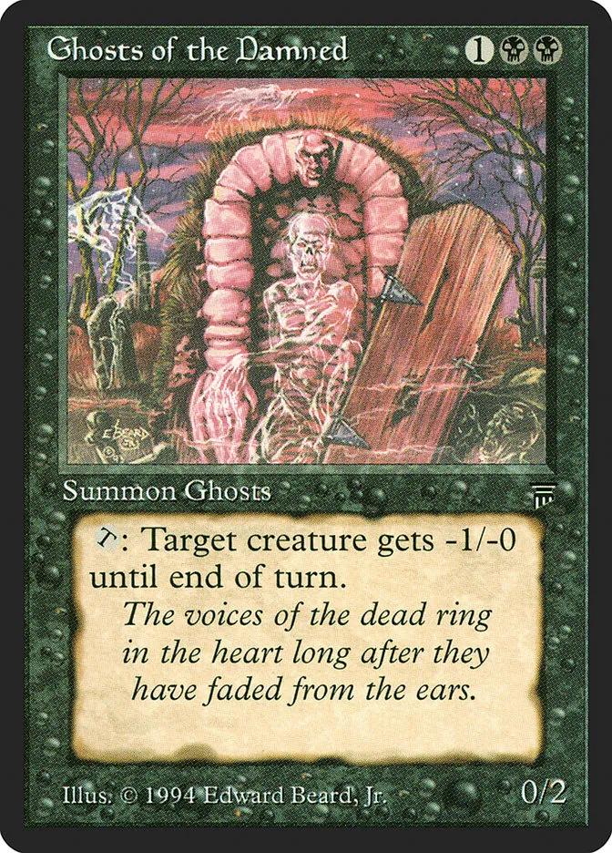 1994 Legends Ghosts of the Damned common #98 unlisted card image