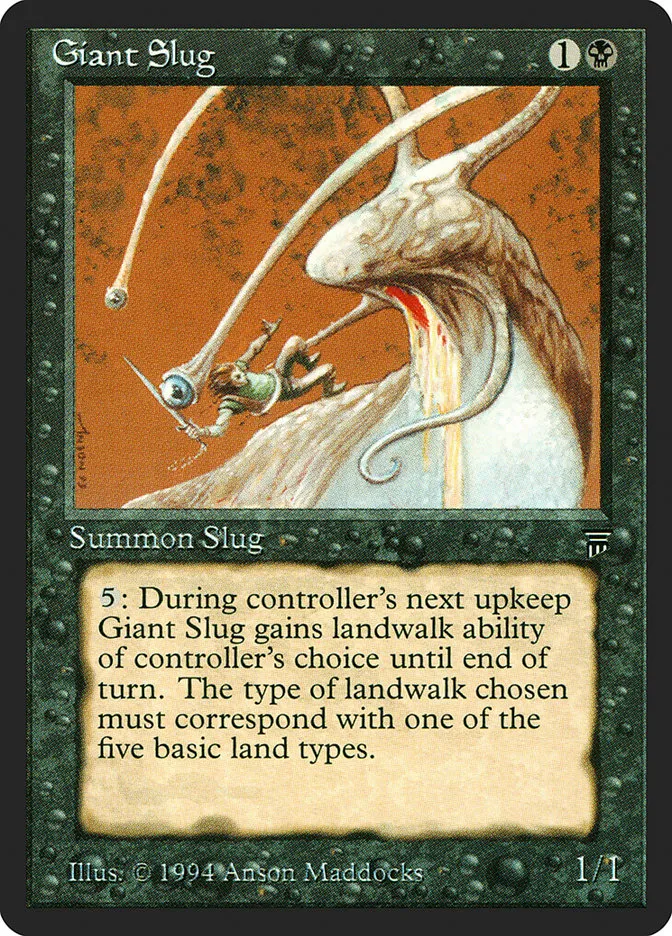 1994 Legends Giant Slug common #99 unlisted card image