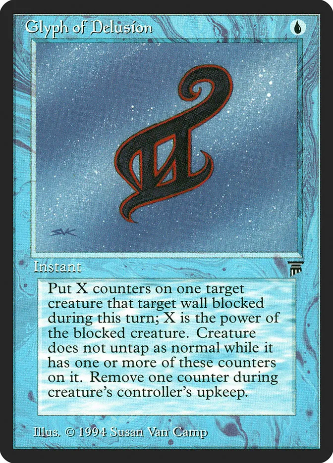 1994 Legends Glyph of Delusion common #60 unlisted card image
