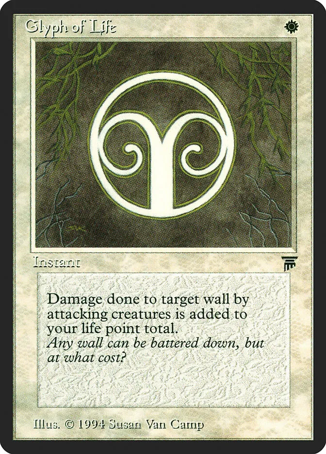 1994 Legends Glyph of Life common #15 unlisted card image