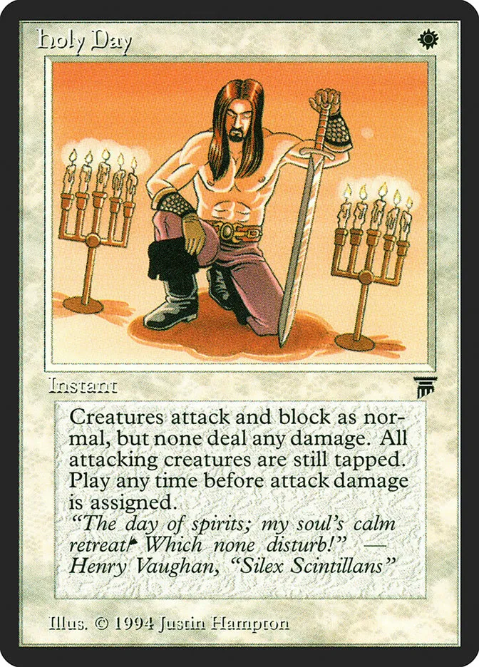 1994 Legends Holy Day common #20 unlisted card image