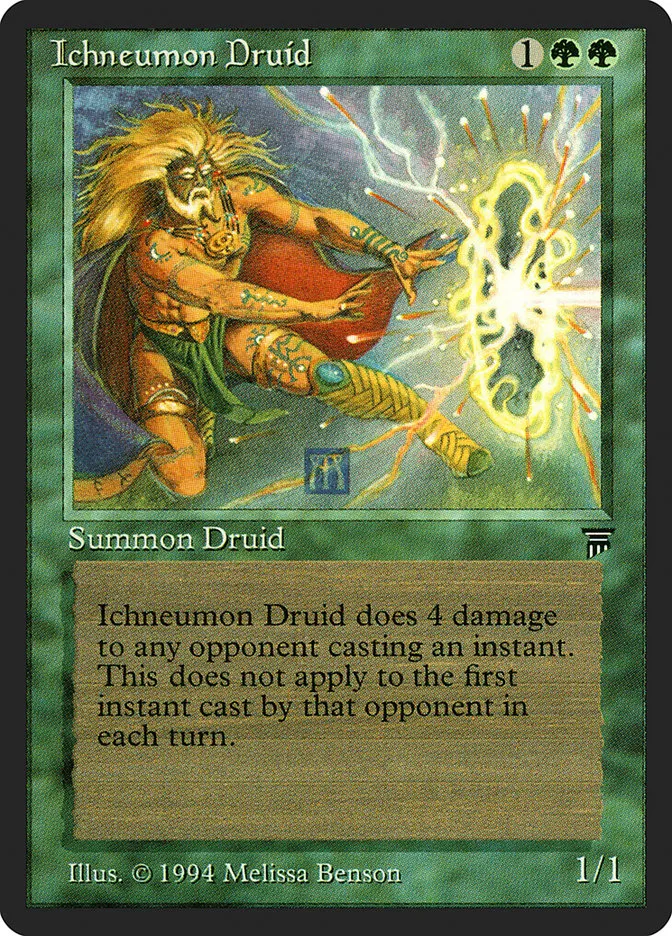 1994 Legends Ichneumon Druid uncommon #191 unlisted card image