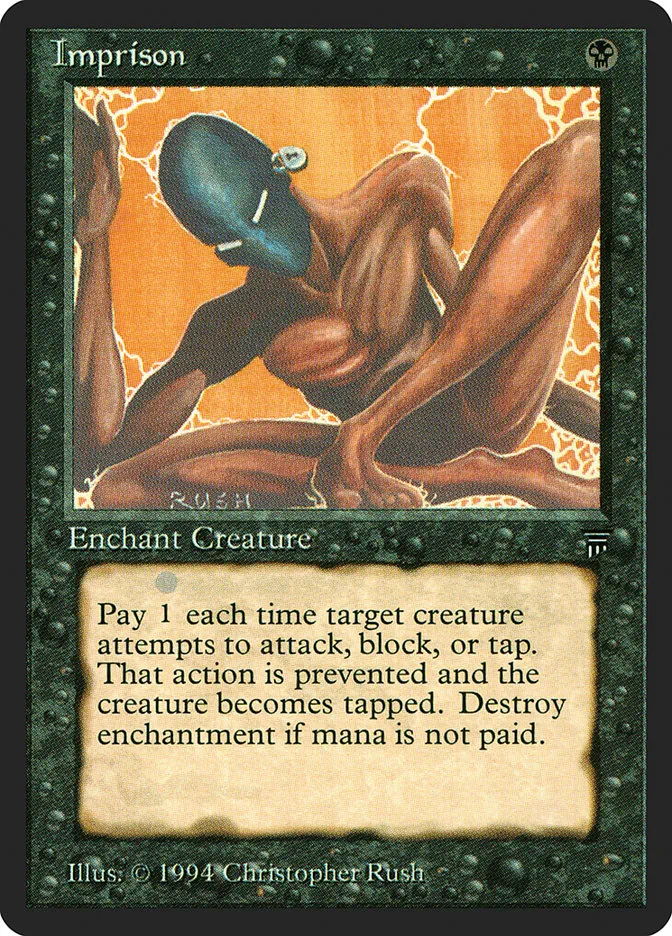 1994 Legends Imprison rare #107 unlisted card image