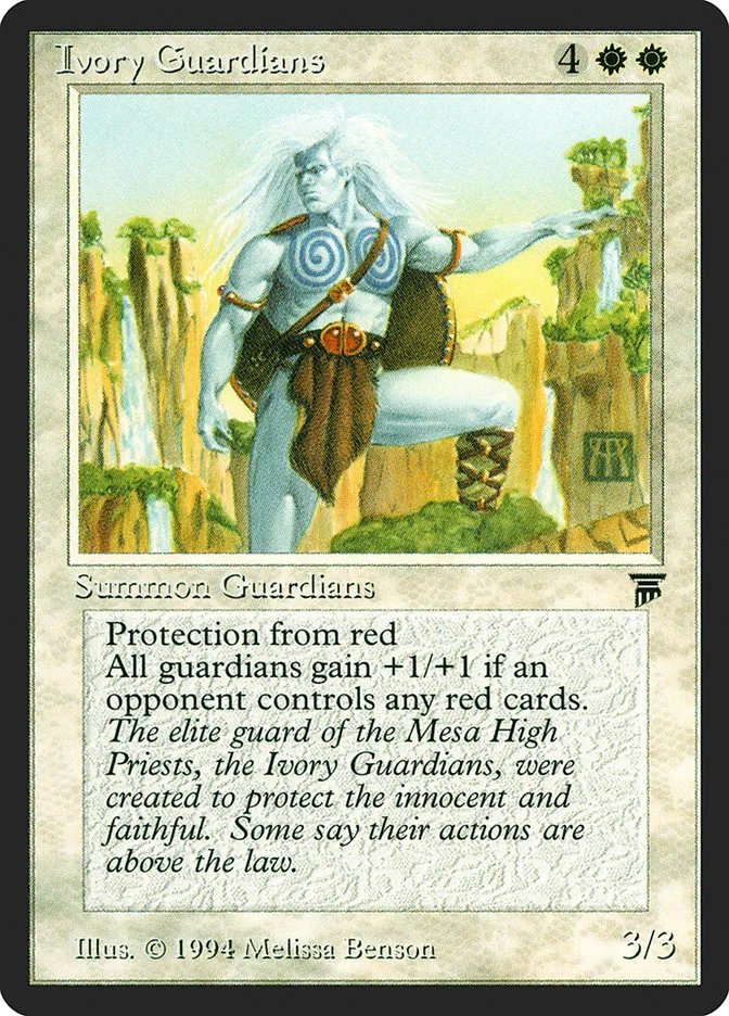 1994 Legends Ivory Guardians uncommon #23 unlisted card image