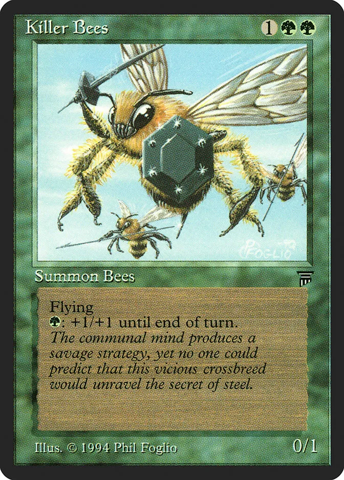 1994 Legends Killer Bees rare #192 unlisted card image