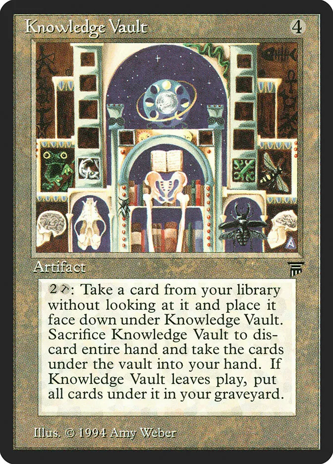 1994 Legends Knowledge Vault rare #281 unlisted card image