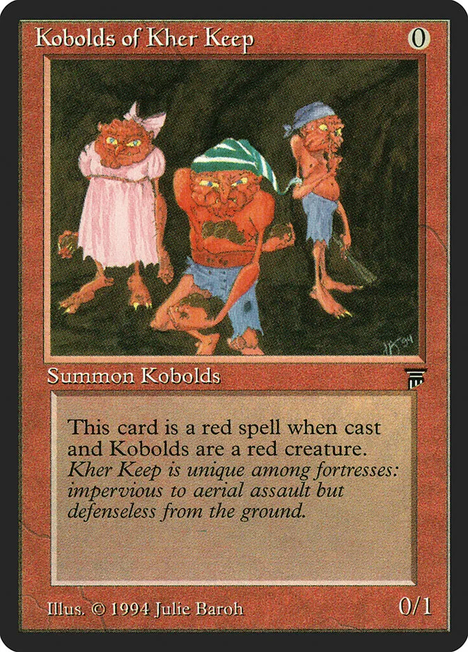 1994 Legends Kobolds of Kher Keep common #157 unlisted card image