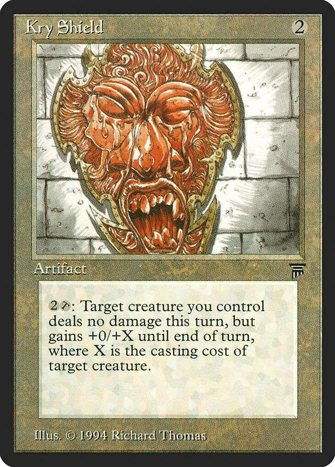1994 Legends Kry Shield uncommon #282 unlisted card image