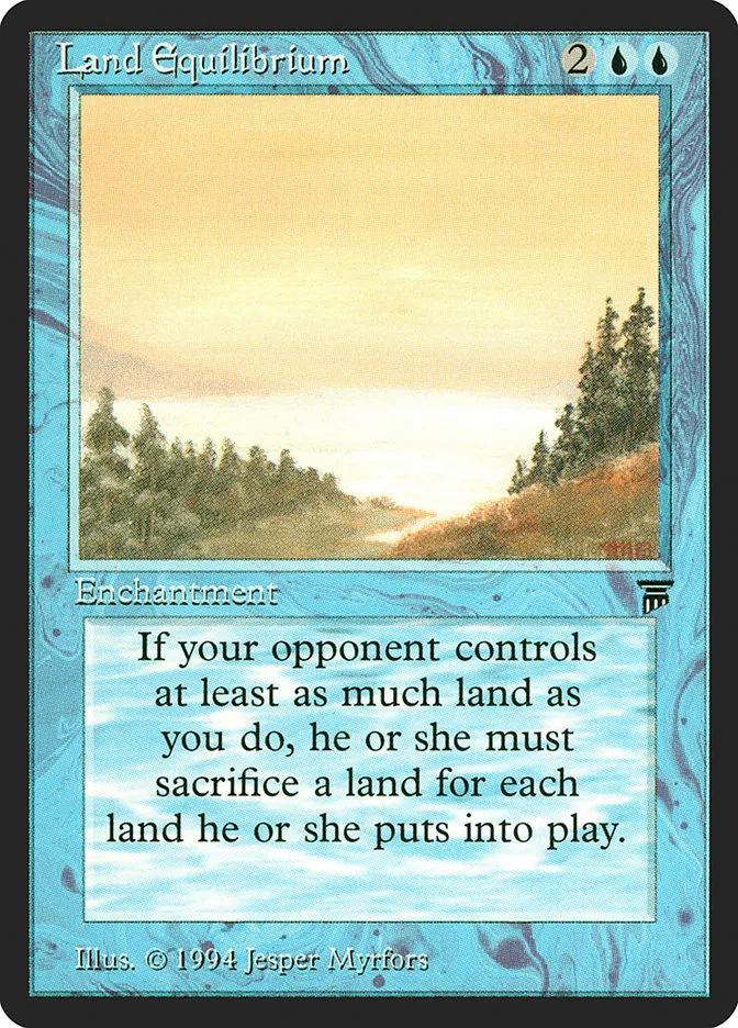 1994 Legends Land Equilibrium rare #64 unlisted card image