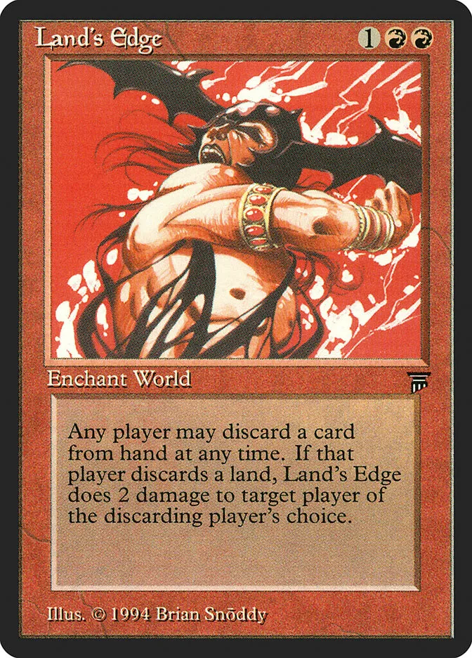 1994 Legends Land's Edge rare #158 unlisted card image