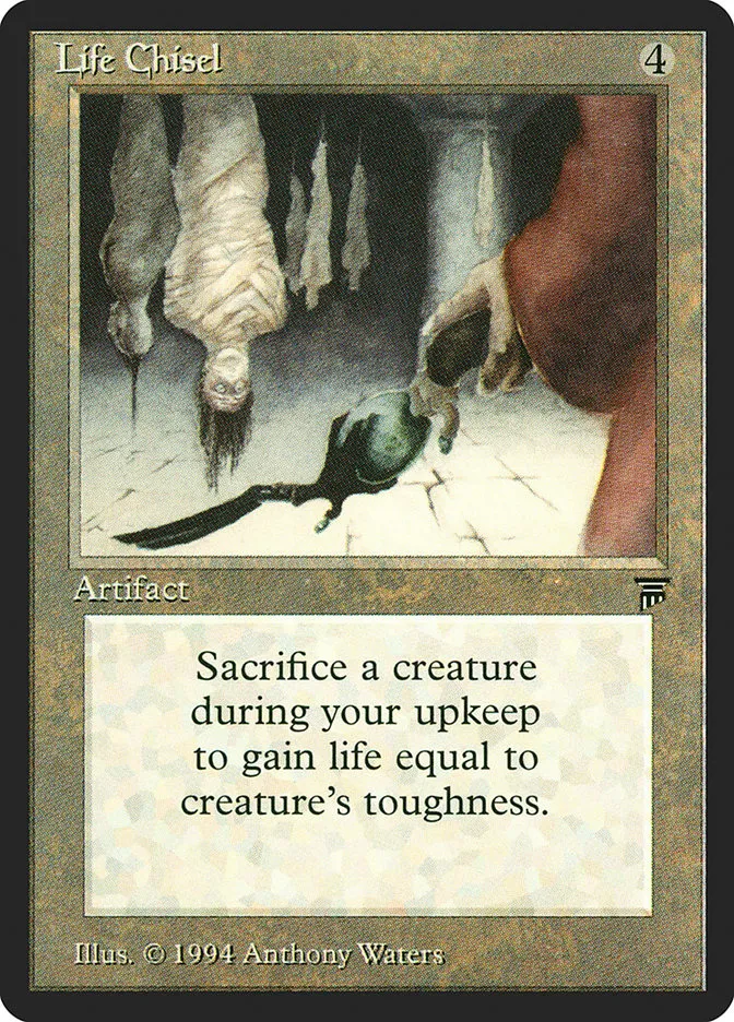 1994 Legends Life Chisel uncommon #283 unlisted card image