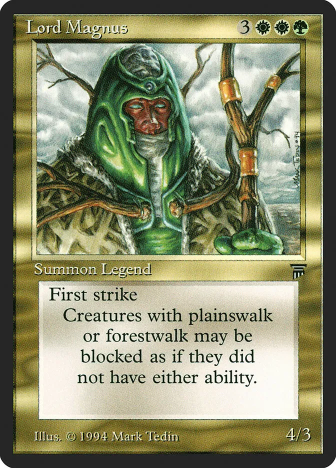 1994 Legends Lord Magnus uncommon #243 unlisted card image