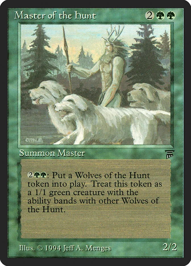 1994 Legends Master of the Hunt rare #194 unlisted card image