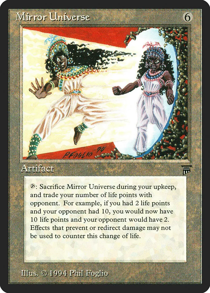 1994 Legends Mirror Universe rare #287 unlisted card image