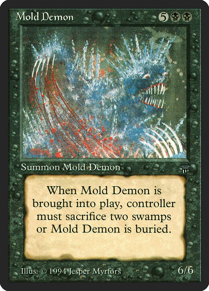 1994 Legends Mold Demon rare #112 unlisted card image