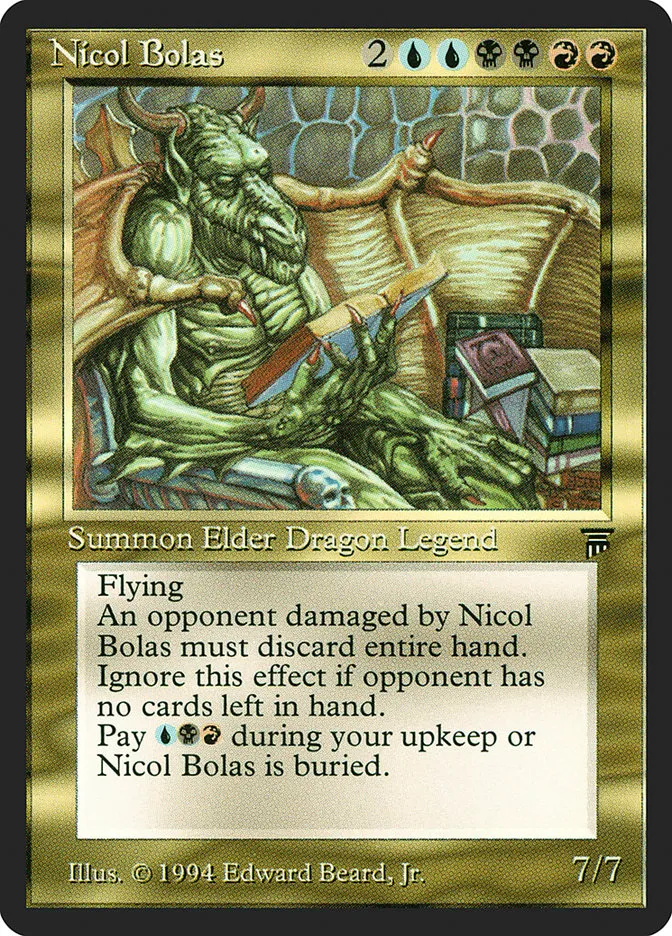 1994 Legends Nicol Bolas rare #246 unlisted card image