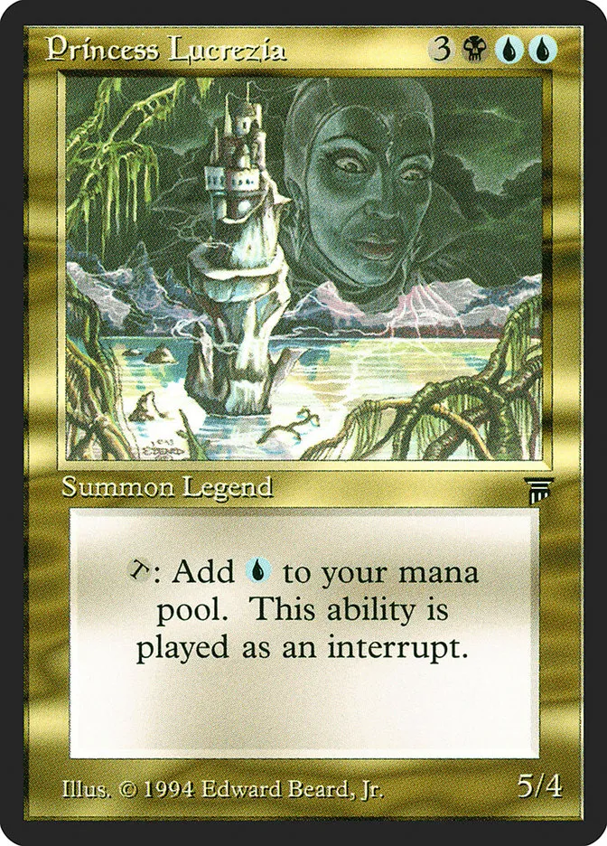 1994 Legends Princess Lucrezia uncommon #249 unlisted card image