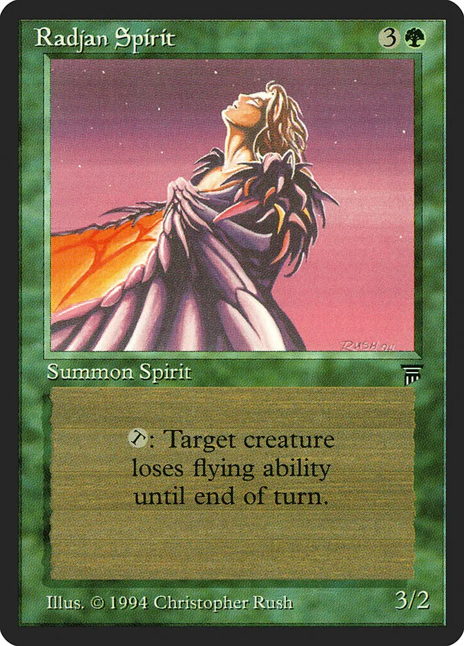 1994 Legends Radjan Spirit uncommon #199 unlisted card image