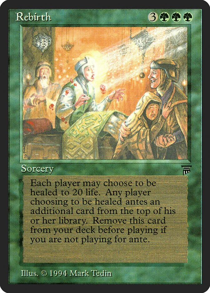 1994 Legends Rebirth rare #200 unlisted card image