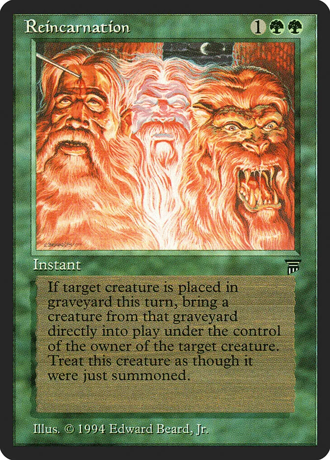 1994 Legends Reincarnation uncommon #201 unlisted card image