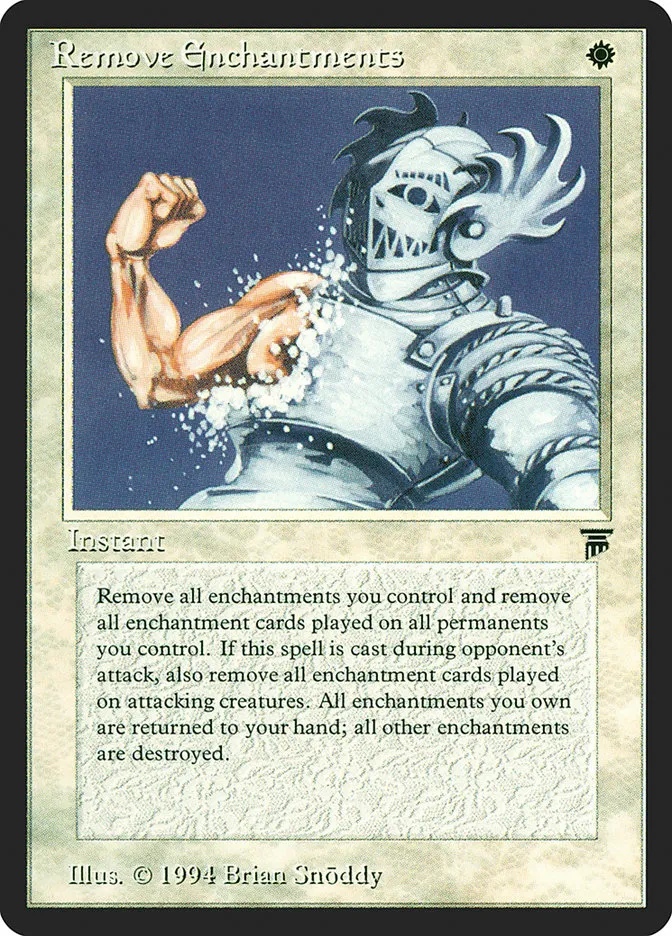 1994 Legends Remove Enchantments common #33 unlisted card image