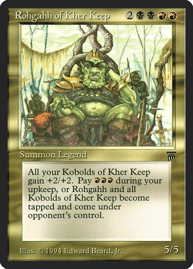 1994 Legends Rohgahh of Kher Keep rare #255 unlisted card image