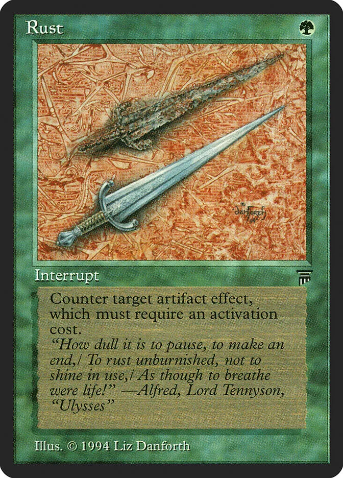 1994 Legends Rust common #203 unlisted card image
