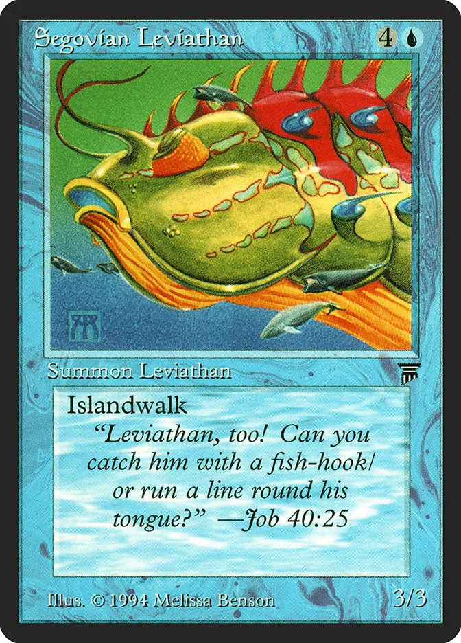 1994 Legends Segovian Leviathan uncommon #76 unlisted card image