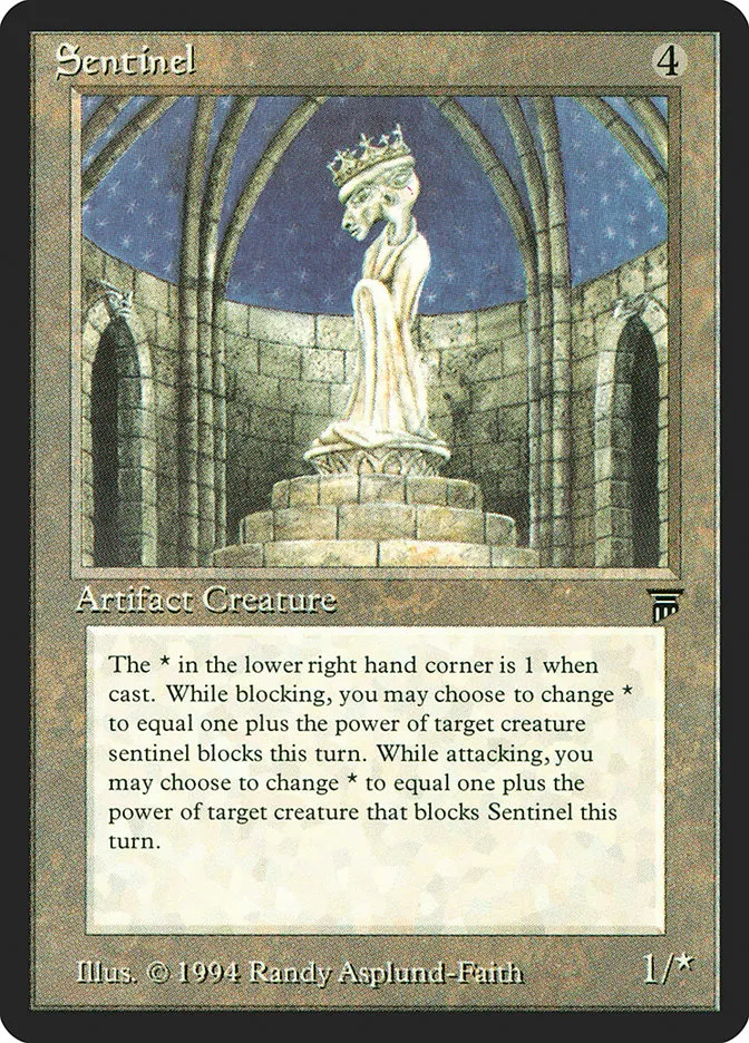 1994 Legends Sentinel rare #294 unlisted card image