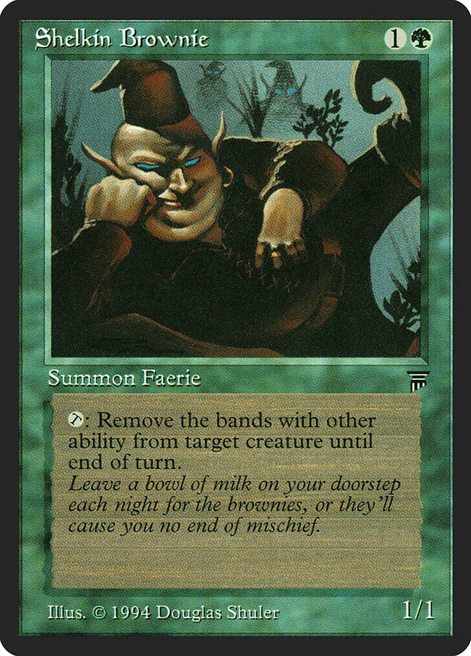 1994 Legends Shelkin Brownie common #204 unlisted card image
