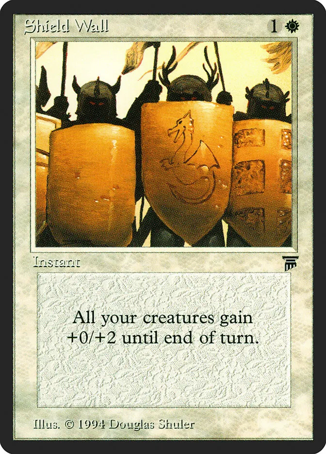 1994 Legends Shield Wall uncommon #36 unlisted card image