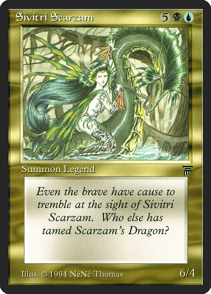 1994 Legends Sivitri Scarzam uncommon #258 unlisted card image