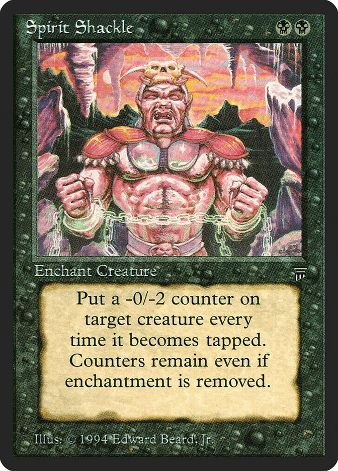 1994 Legends Spirit Shackle common #117 unlisted card image